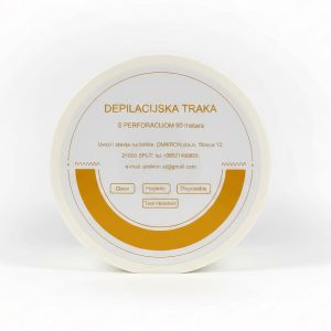 Traka za depilaciju bijela,90m s perforacijom